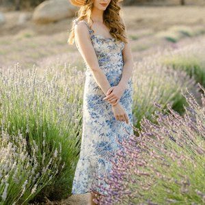 Morning Lavender TIE SHOULDER DRESS - XS - Like New